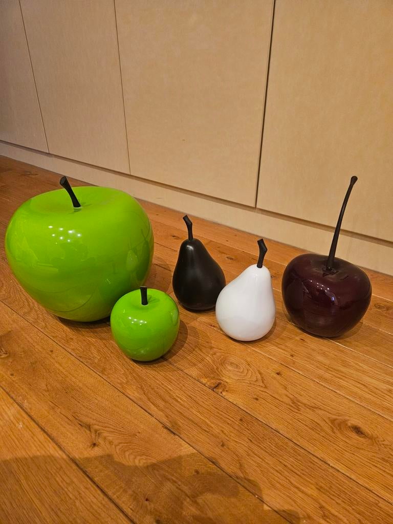 Lot van 5 mooie decoratie fruit in perfecte staat, Huis en Inrichting, Ophalen