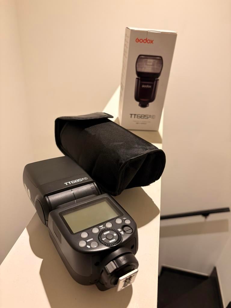 Godox TT685II Flitser, Audio, Tv en Foto, Foto | Flitsers, Ophalen, Zo goed als nieuw