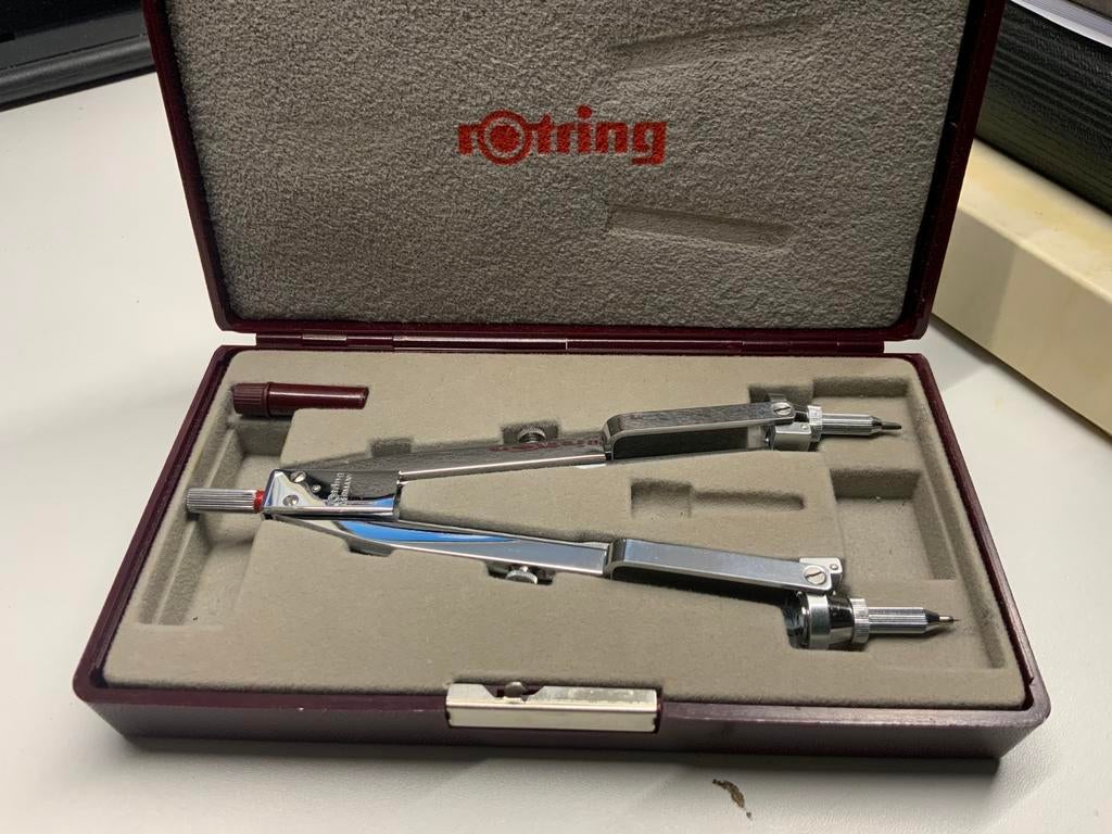 ROTRING PROFESSIONEEL PRECISIEKOMPAS (DUITSLAND), Ophalen of Verzenden