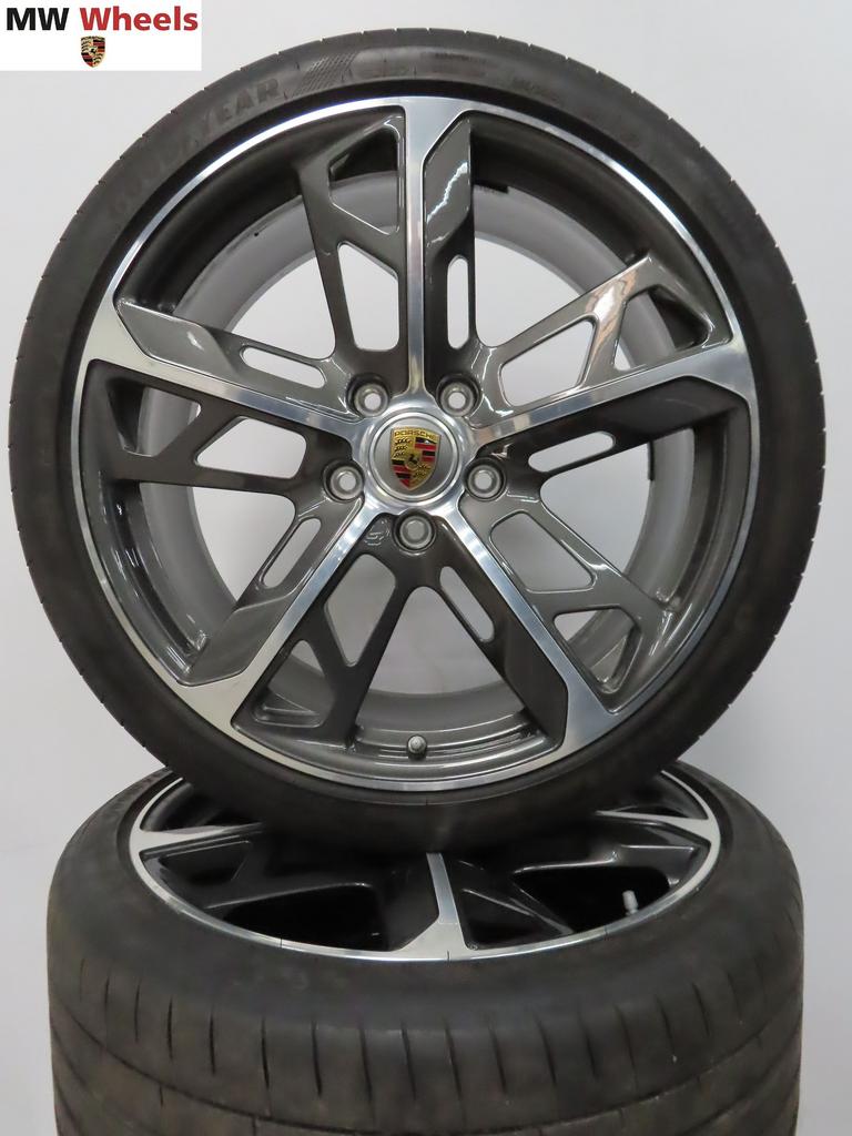Porsche Taycan Cross Tourismo 21 inch velgen met zomerbanden, Gebruikt, -, 265 mm, -