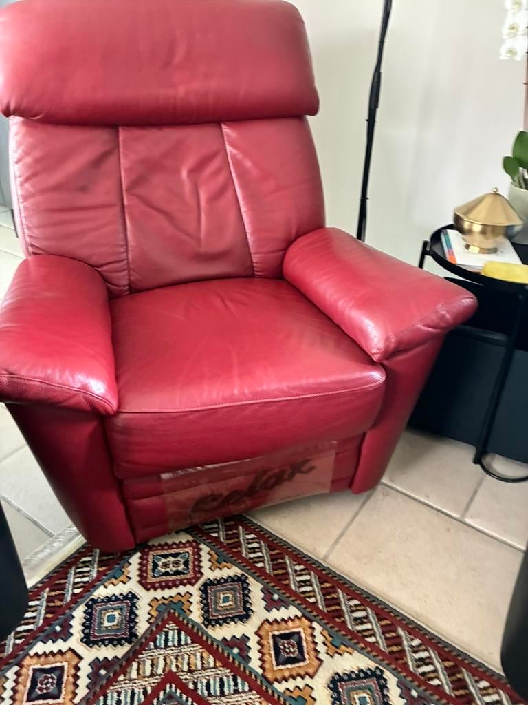 Relax, Huis en Inrichting, Zetels | Zetels, Ophalen, Gebruikt, Eenpersoons, Leer