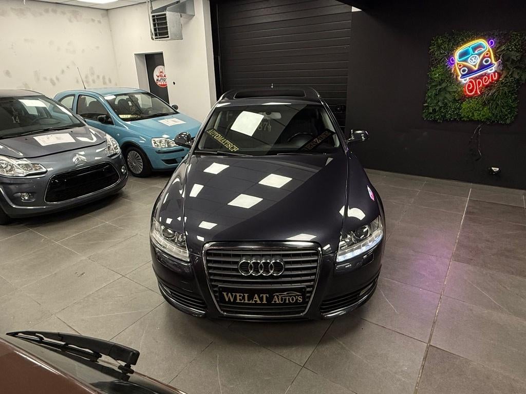 AUDI A6 EURO 5 BENZINE190 PK 2008 AUTOMAAT TOPSTAAT, Auto's, Euro 5, Bedrijf, Grijs, Zilver of Grijs