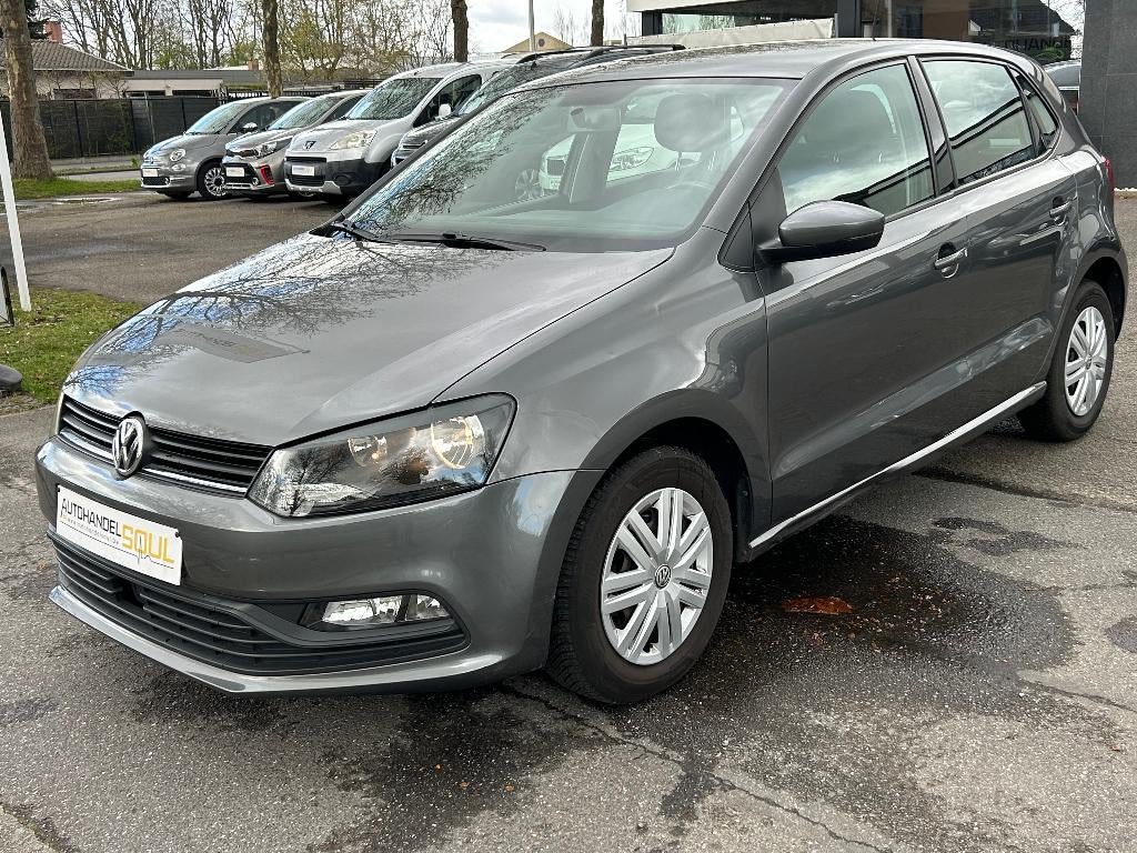 VW Polo 1.0i, 2015, 127.230km, Airco, Keuring, 12m Garantie, Voorwielaandrijving, Stof, Euro 6, 4 cilinders