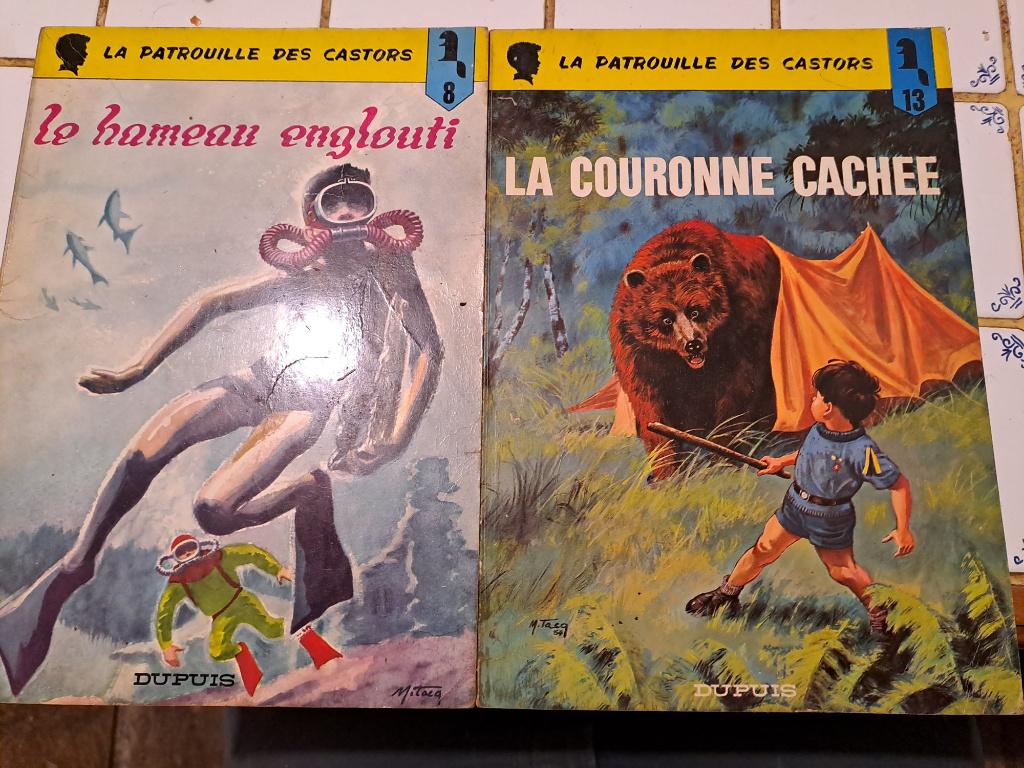 2 BD de la patrouille des castors, Plusieurs BD, Mitacq., Comme neuf, Enlèvement