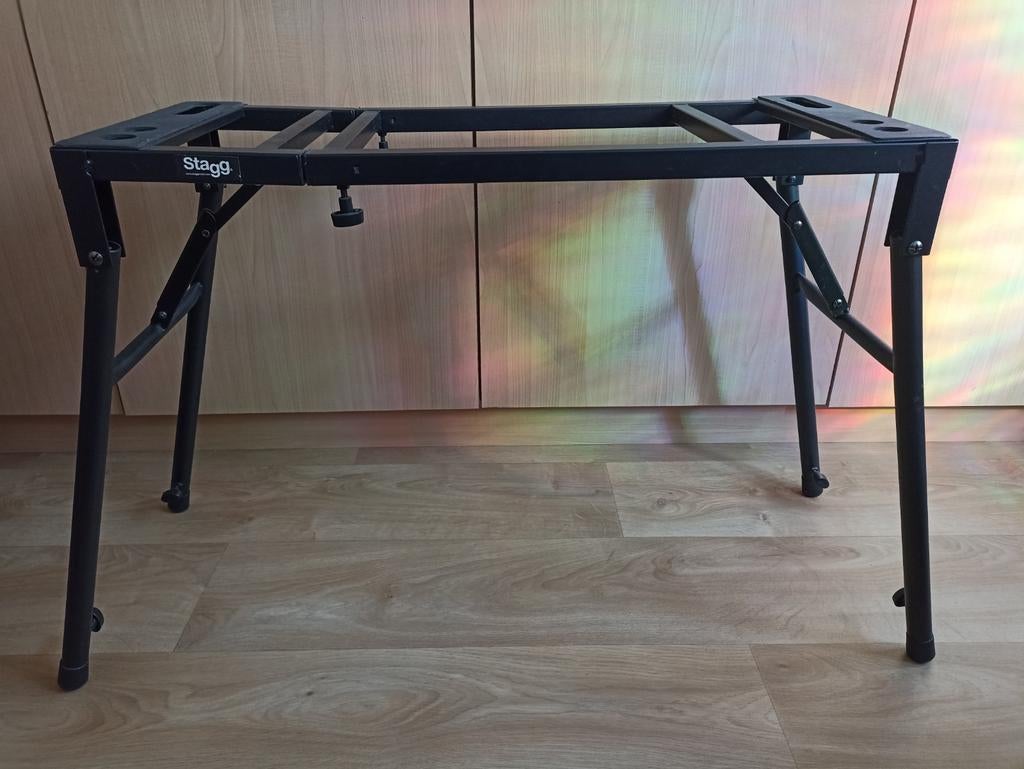 Support clavier piano / table mixage, Enlèvement, Utilisé, Noir, Piano