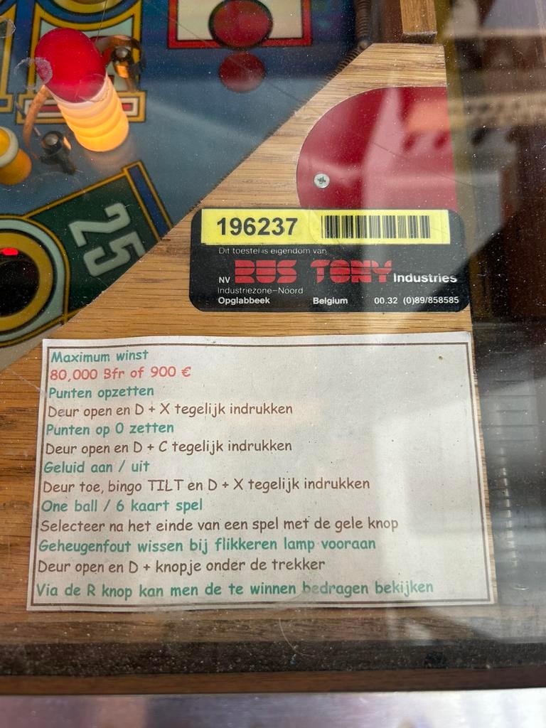 Green diamond, Ophalen, Zo goed als nieuw