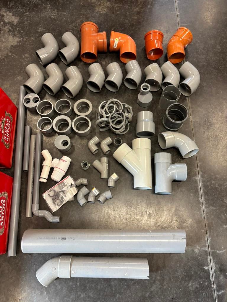 PVC accessoires tuyau canalisation égouttage évacuation, Bricolage & Construction, Tuyaux & Évacuations, Enlèvement, Comme neuf