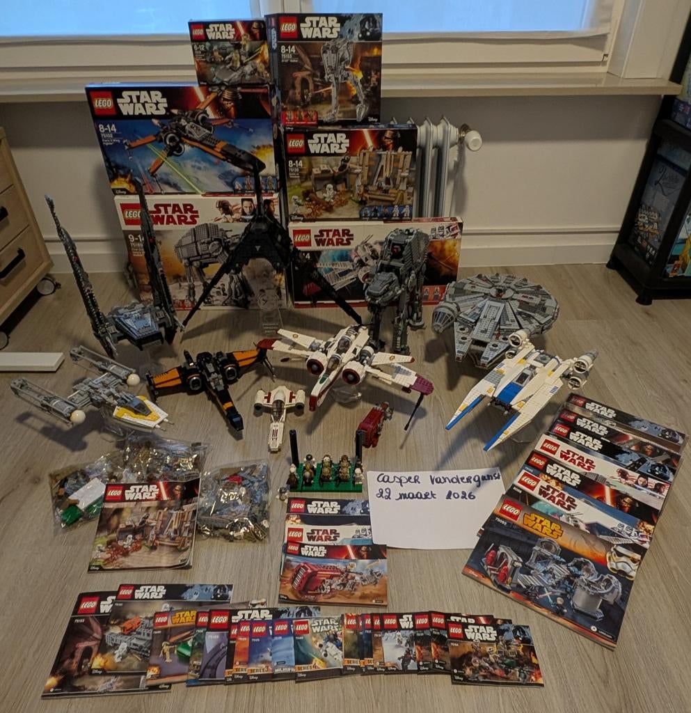 Groot lot lego star wars, Ophalen