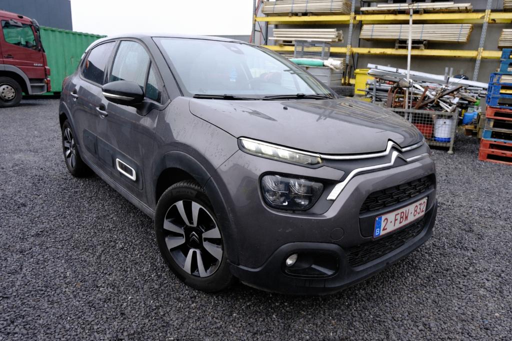 Citroën C3 Shine 2023 - GPS - Caméra - LED - CT OK, Auto's, Citroën, 1199 cc, 5 deurs, Particulier, Parkeersensor