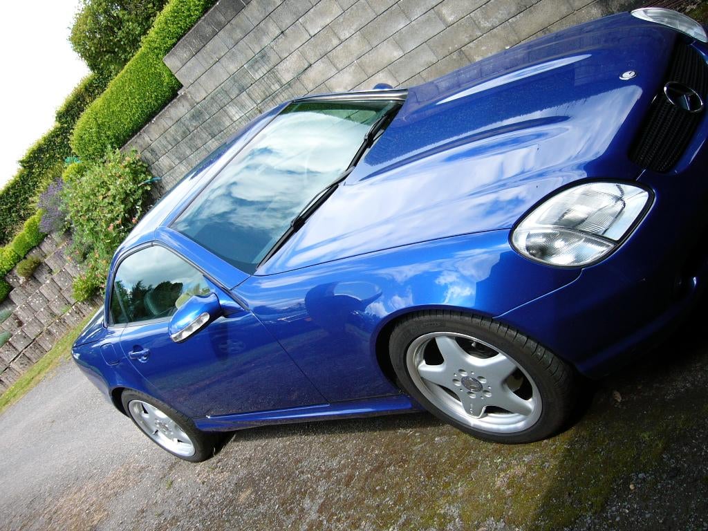 A vendre Mercedes SLK 230 compressor AMG, 13000 euro, Autos, Cuir, Achat, Beige, Automatique