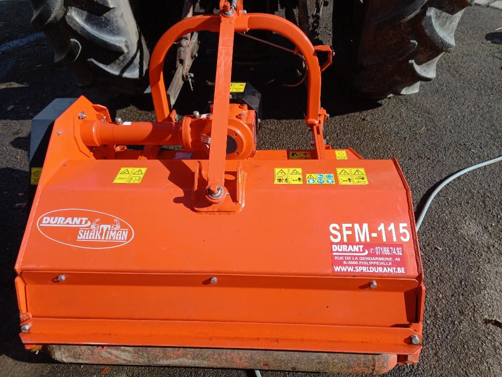 Gyrobroyeur à marteaux shaktiman sfm 115, Articles professionnels, Enlèvement, Arboriculture, Agricole