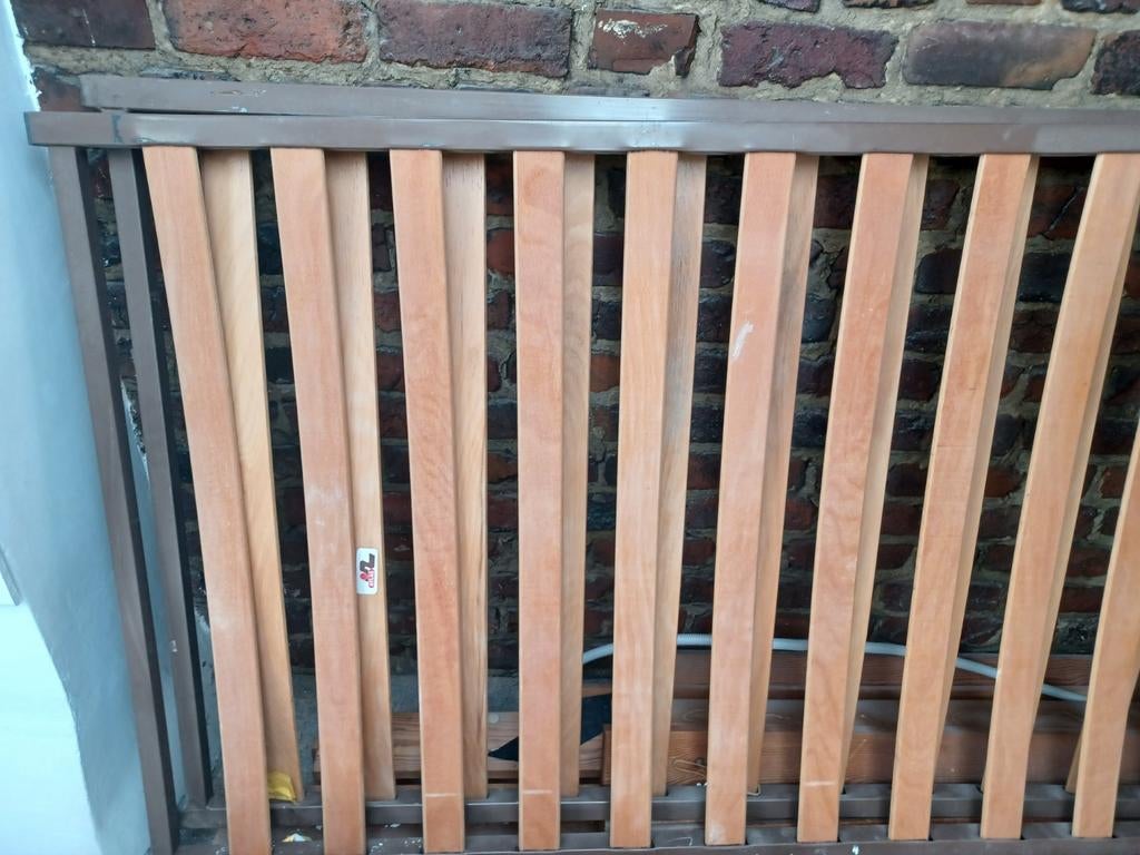 Lot de 2 sommiers a latte 200x90 cm, Enlèvement