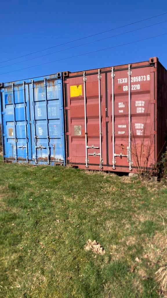 2 containers, Ophalen