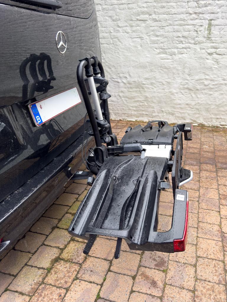 Thule Easyfold XT 2 — Porte-vélos | Comme neuf, Autos : Divers, Porte-vélos, Support d'attelage, 2 vélos, Comme neuf, Vélo électrique