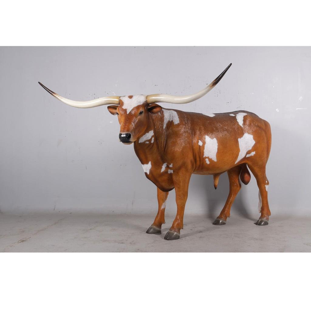 Bull Texas Longhorn beeld – Stier Lengte 288 cm, Ophalen, Nieuw