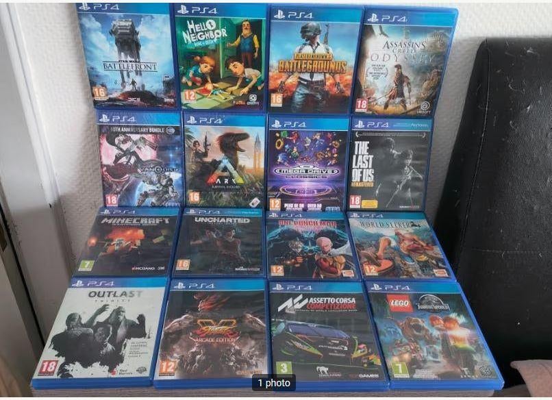 jeu playstation 4 prix voir dans description, Games en Spelcomputers, Ophalen of Verzenden, Zo goed als nieuw