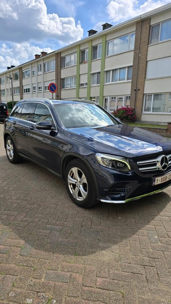 Mercedes-Benz GLC 220d, Auto's, Mercedes-Benz, Automaat, Euro 6, Blauw, Leder
