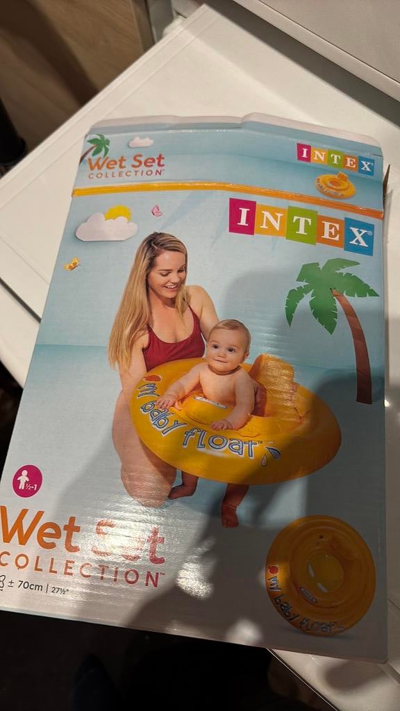 Intex baby badset, Kinderen en Baby's, Speelgoed | Buiten | Opblaasfiguren, Ophalen, Zo goed als nieuw