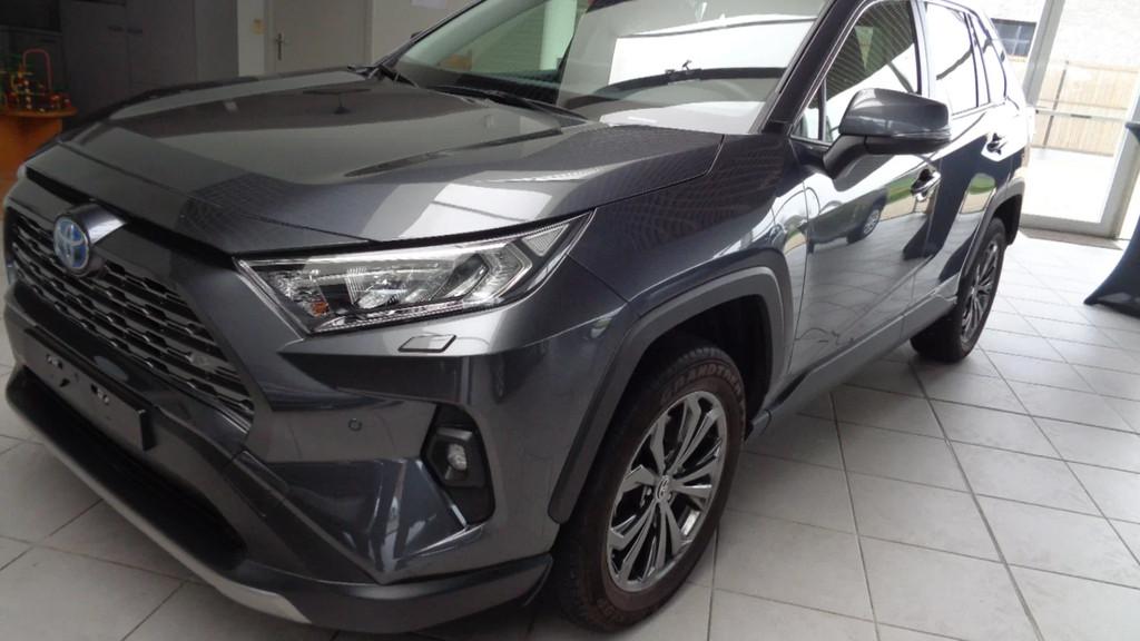 Toyota RAV4 DYNAMIC HYBRIDE + LEDER (automatique), Autos, Toyota, Cuir, 2487 cm³, 129 g/km, Carnet d'entretien