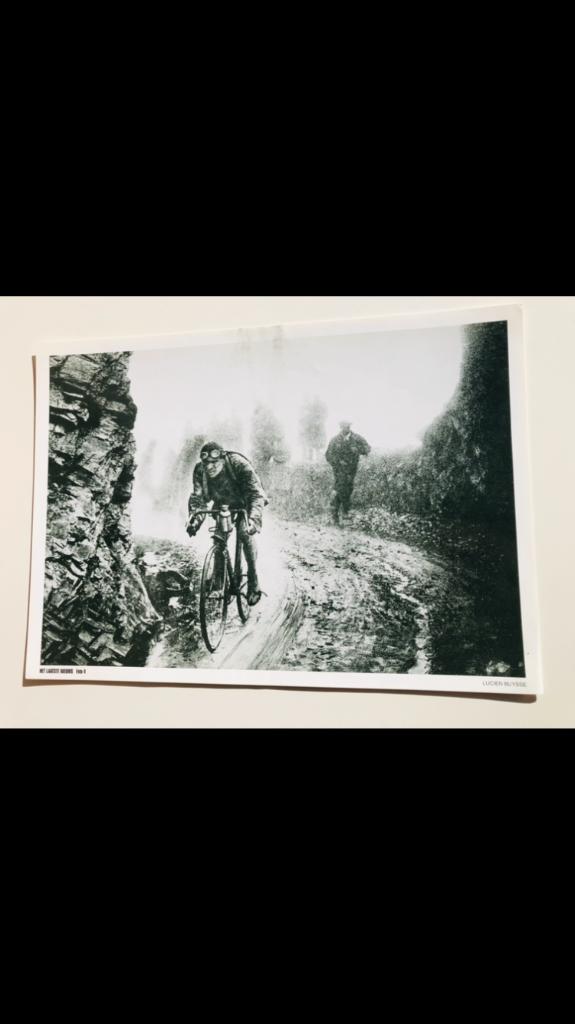 Photo de cyclisme en noir et blanc — Lucien Buysse, Enlèvement ou Envoi