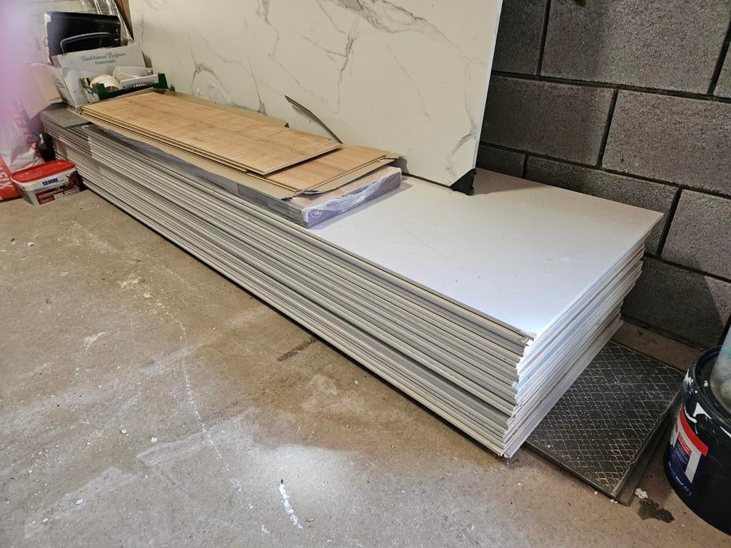 27 gyproc platen, Ophalen