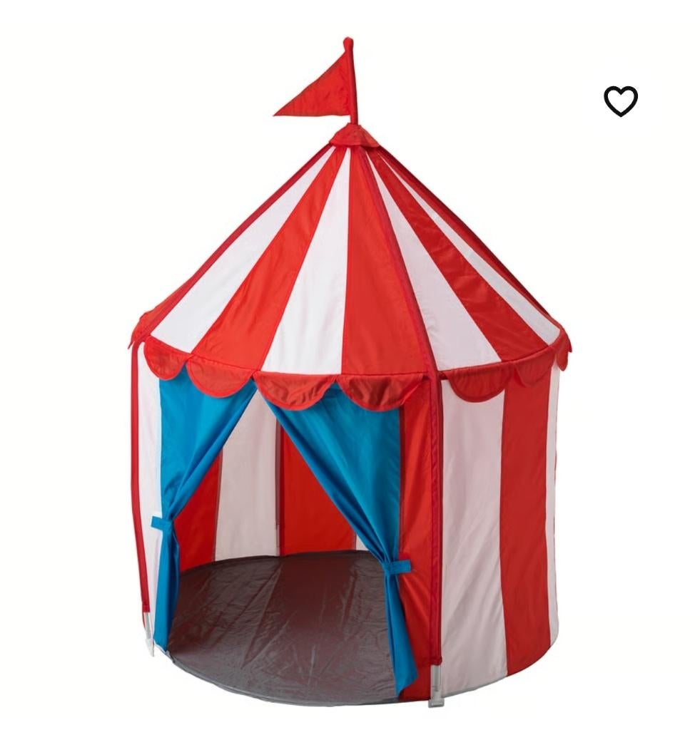 Circus speel tent, Ophalen
