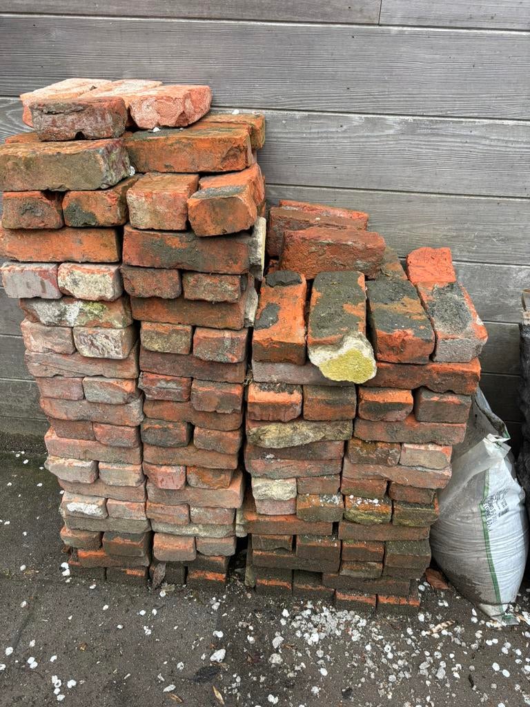 Recuperatie baksteen, Ophalen, Gebruikt