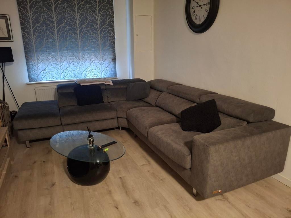 Canapé d'angle avec lit et 1 mouvement relax électrique en t, Enlèvement ou Envoi