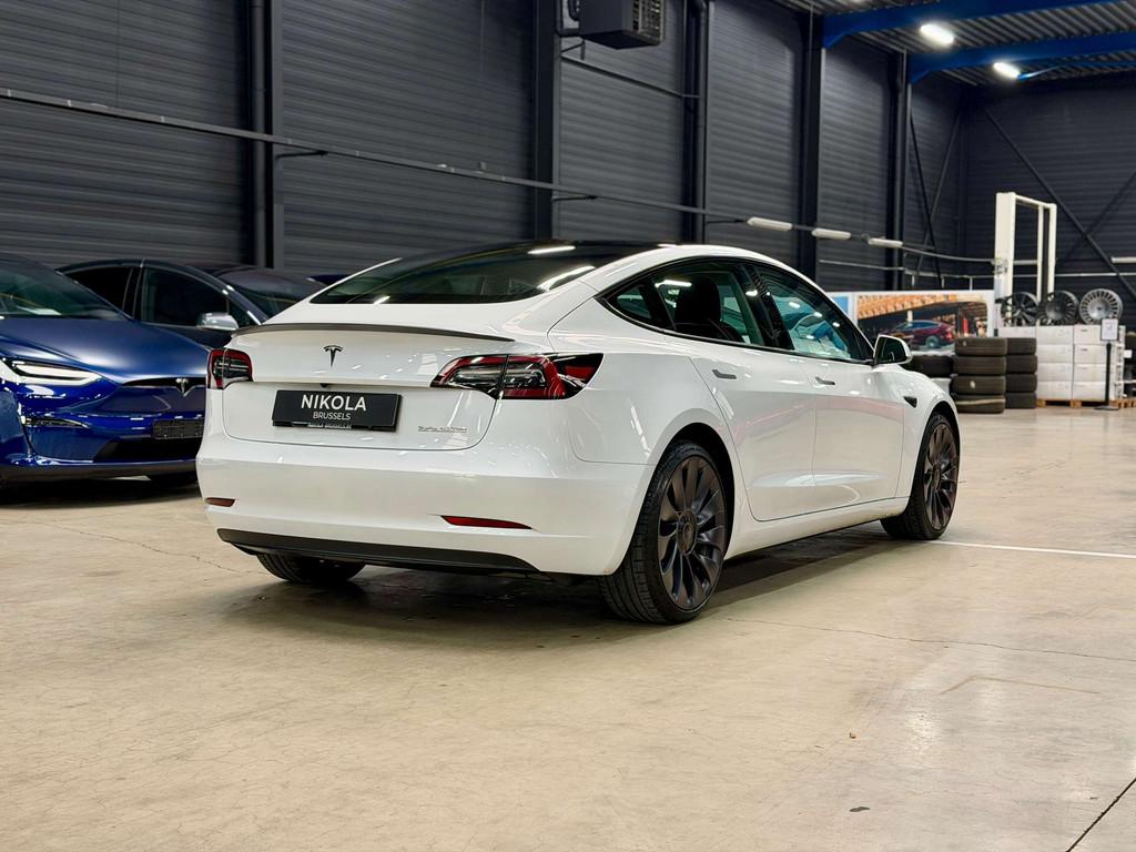 Tesla Model 3 PERFORMANCE - FACELIFT - ENHANCED AP - 20" WHE, Auto's, Tesla, Automaat, Gebruikt, Zwart, 464 pk