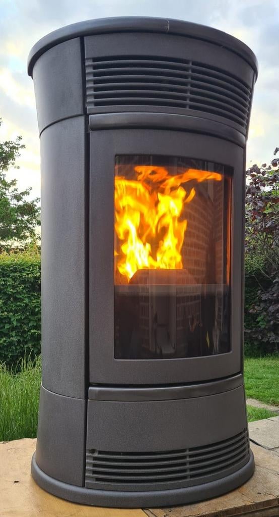 Pelletkachel Edilkamin Funny 11kw (Kan Geleverd Worden), Huis en Inrichting, Ophalen, Gebruikt, Overige brandstoffen, Pelletkachel