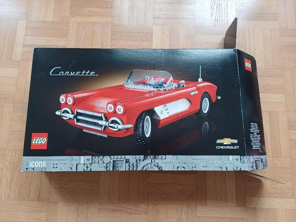 Lego 10321 Corvette, Kinderen en Baby's, Speelgoed | Duplo en Lego, Zo goed als nieuw, Lego, Complete set, Ophalen of Verzenden