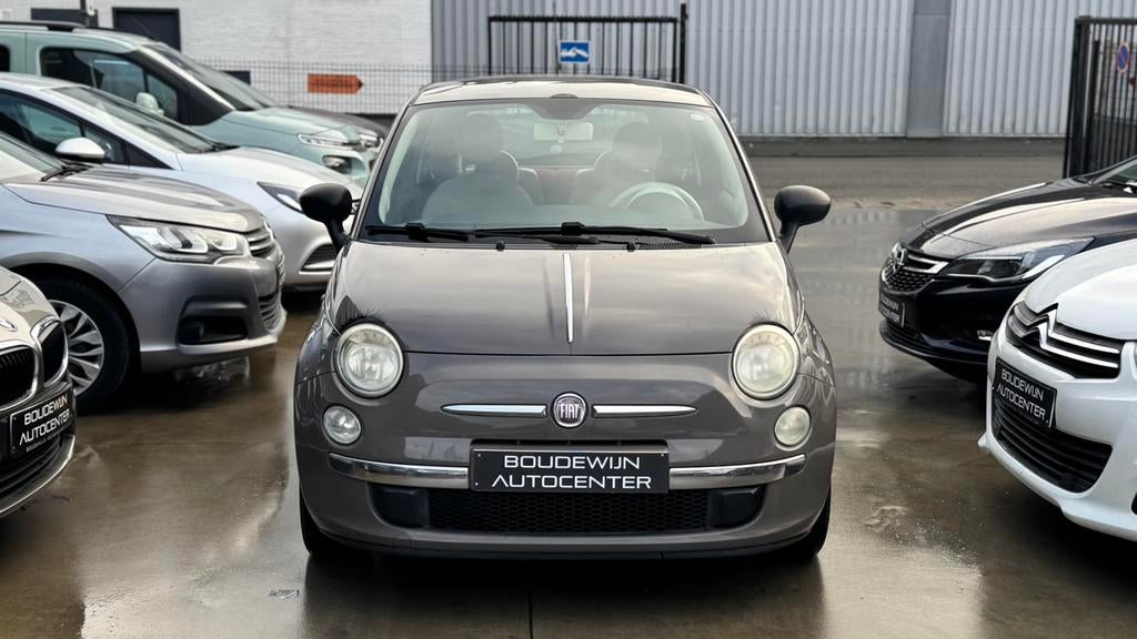 Fiat 500 1.2Benzine 133.xxxkm 2008 /Airco,Garantie,.., Voorwielaandrijving, Zwart, Handgeschakeld, Onderhoudsboekje
