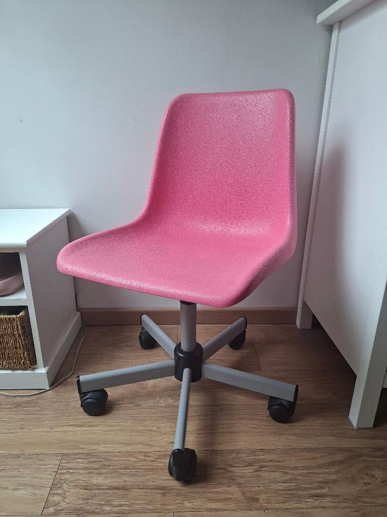 Chaise de bureau pour enfant ou jeune ado, Enlèvement, Utilisé, Rose, Chaise de bureau