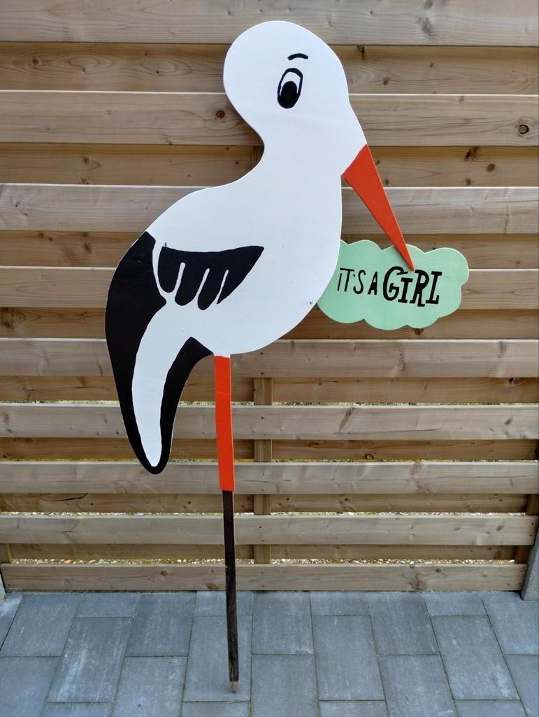 Geboortebord, Kinderen en Baby's, Kraamcadeaus en Geboorteborden, Ophalen, Geboortebord