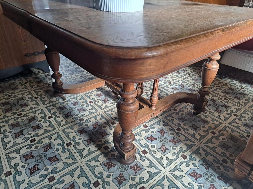 Table a rallonge ancienne en chêne