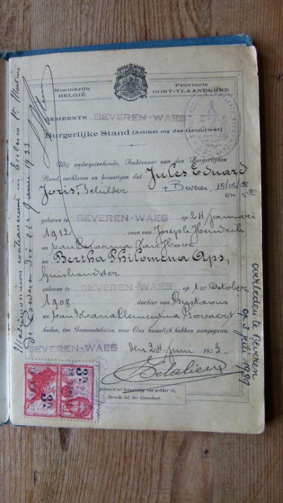 Trouwboekje, Ophalen of Verzenden