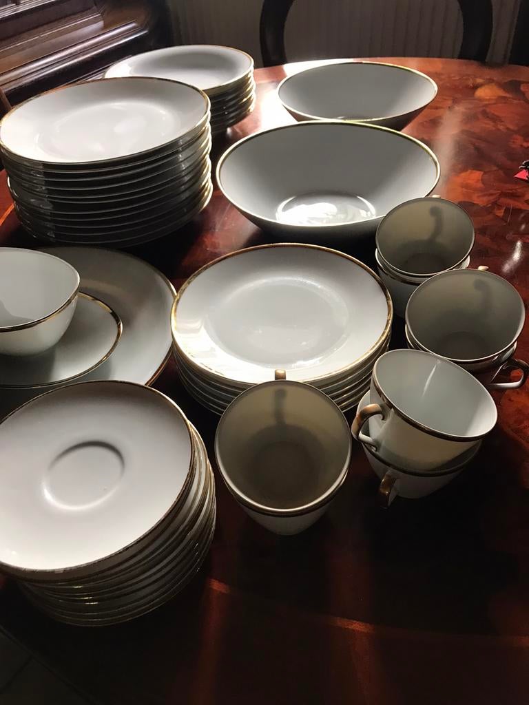 Antieke Bavaria Schirnding service met gouden rand, Antiek en Kunst, Ophalen