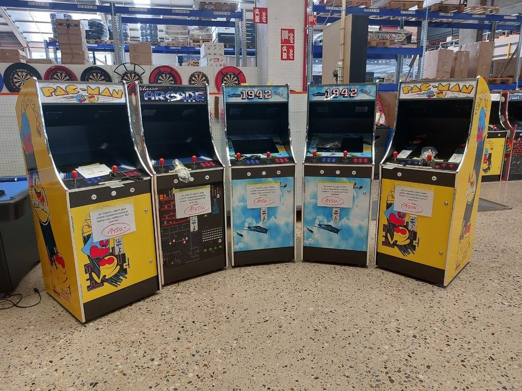 Nouvelles bornes d'arcade avec des autocollants endommagés (, Consoles de jeu & Jeux vidéo, Enlèvement, Comme neuf