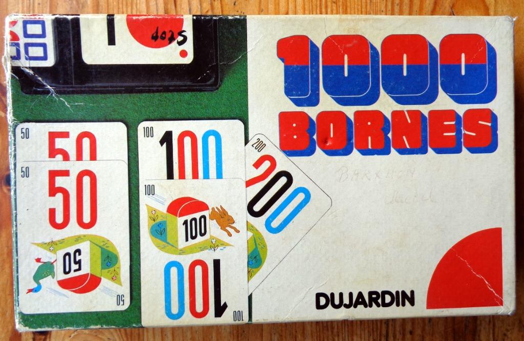 1000 Bornes — Dujardin, Hobby en Vrije tijd, Ophalen of Verzenden, Zo goed als nieuw
