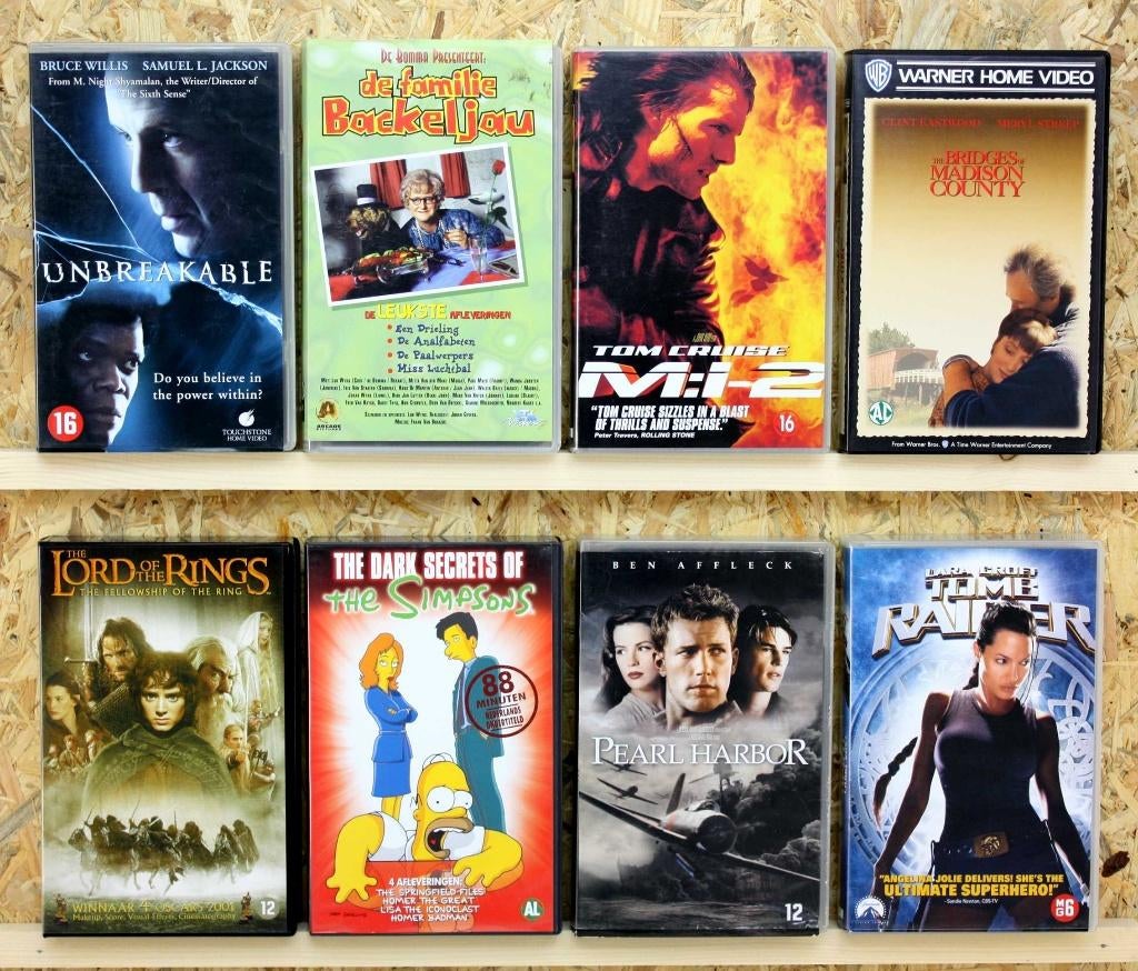 Video films. VHS. Verschillende genres., Cd's en Dvd's, Ophalen of Verzenden, Zo goed als nieuw