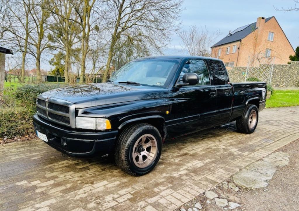 Dodge RAM 5.2 V8 Aut., Auto's, Dodge, Automaat, 4 deurs, 8 cilinders, Zwart