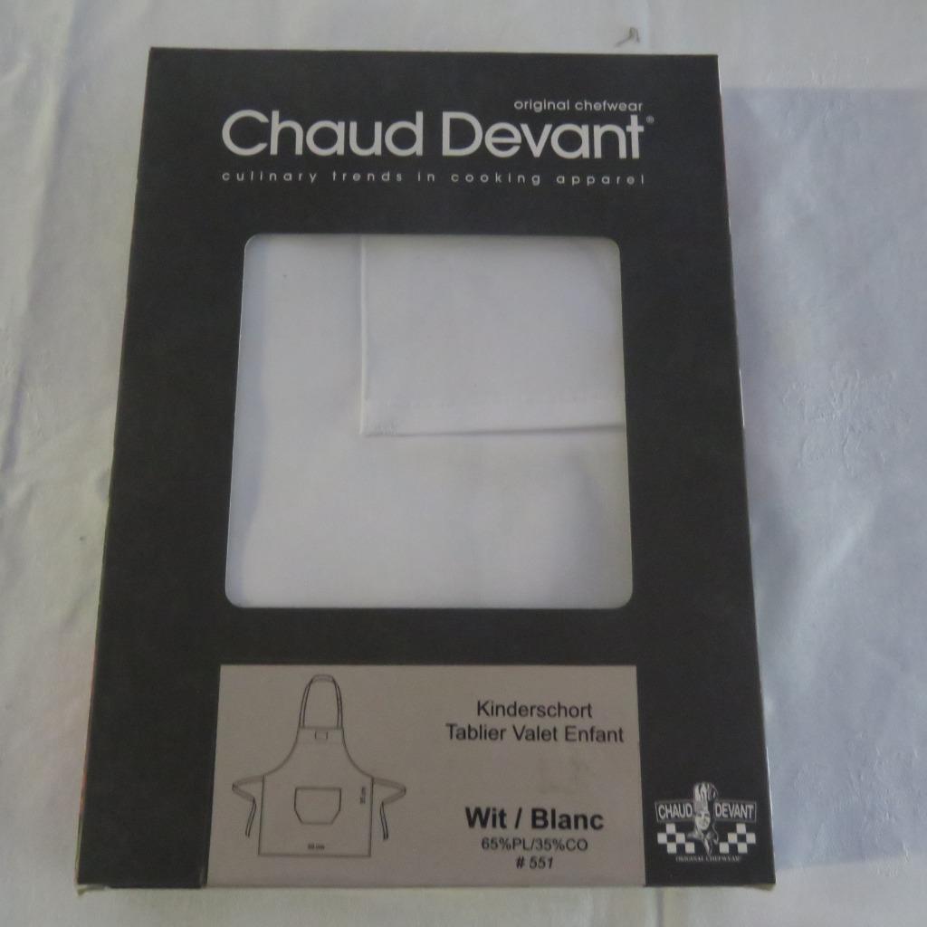 Kinderschort Chaud Devant Lengte 55 cm, Ophalen of Verzenden, Wit