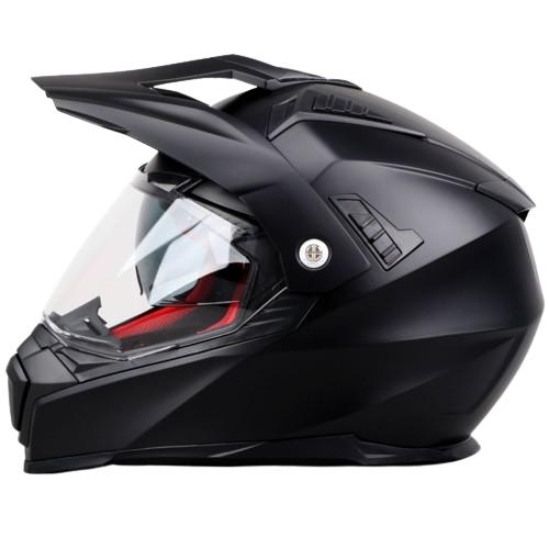 Vito Crosshelm met vizier Molino matzwart 1052 nieuw, Motoren, Kleding | Motorhelmen, Dames, Heren, Kinderen, Offroadhelm, M, Overige merken