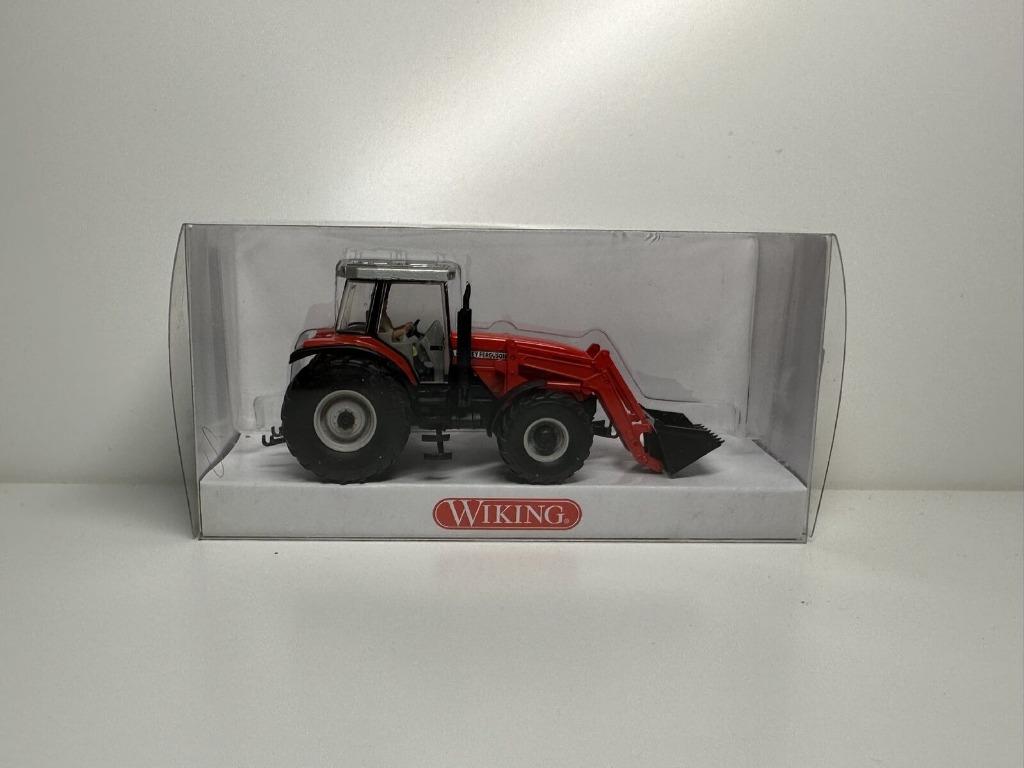 Tracteur Agricole MASSEY FERGUSON 1/87 HO WIKING Neuf+Boite, Enlèvement ou Envoi, Neuf, Grue, Tracteur ou Agricole, Wiking