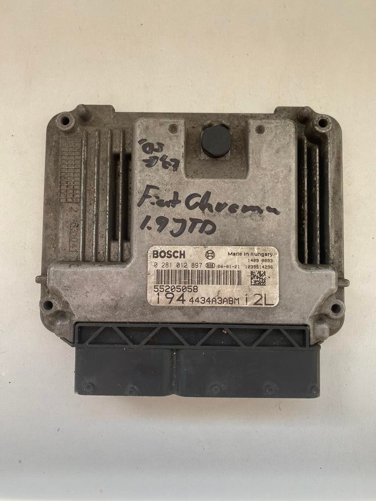 Fiat Croma (194) 1.9JTD 0281012897 Ecu, Ophalen of Verzenden, Gebruikt, Fiat