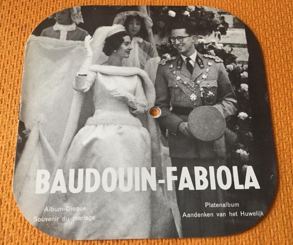 Platenalbum - Aandenken aan het huwelijk koning Boudewijn en, Enlèvement ou Envoi, Comme neuf, Autres types