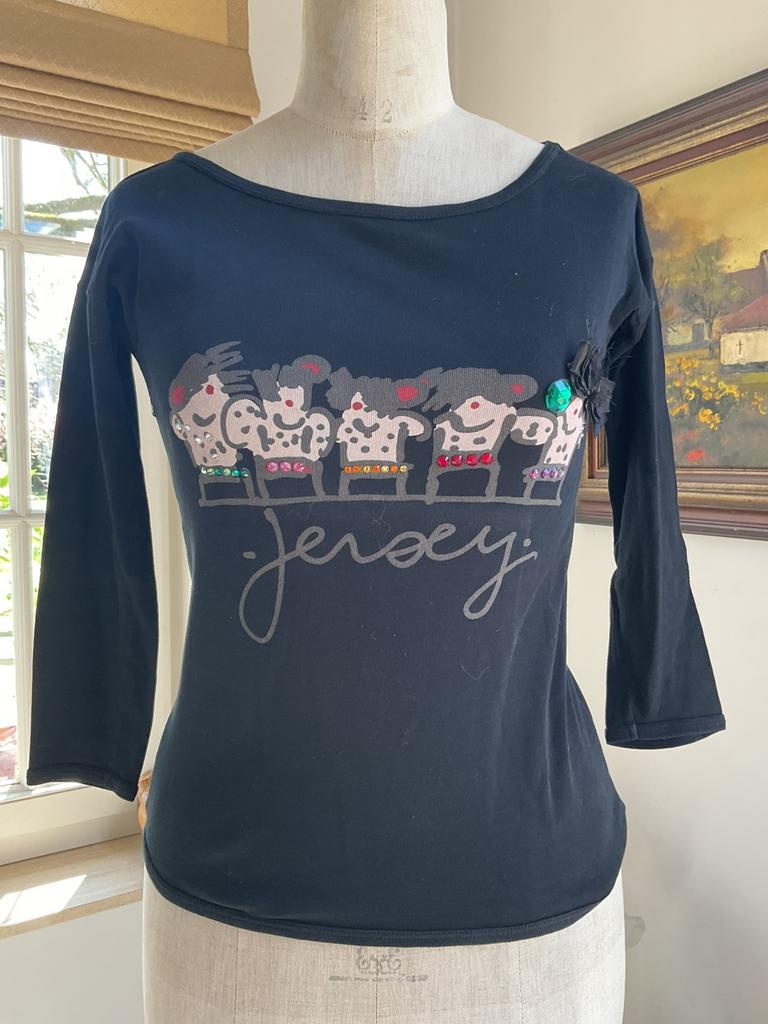 T-shirt Sonia Rykiel, taille 34, Enlèvement ou Envoi, Manches longues, Taille 34 (XS) ou plus petite, Porté