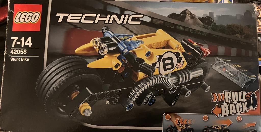 Lego - 42058 - De stuntmotor, Ophalen of Verzenden, Zo goed als nieuw, Complete set, Lego