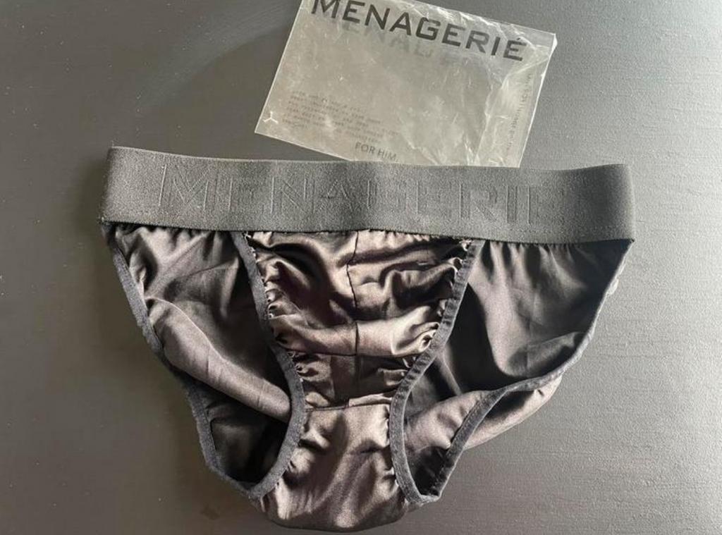 Culottes New Tanga pour hommes, Envoi, Noir, Menagerie, Slip