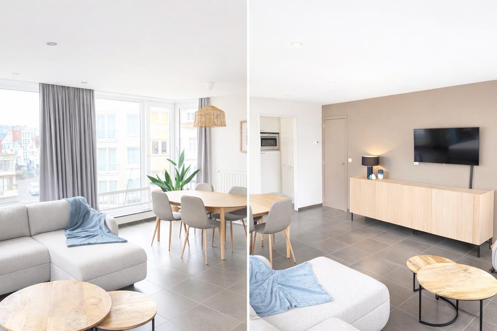 Vakantie appartement te huur toplocatie De Panne, Immo